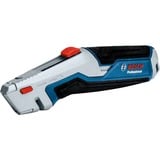 Bosch 1 600 A02 7M5 cúter Azul Navaja de afeitar, Cuchillo para moquetas azul/Gris, 6,3 cm, 1,9 cm, 11 pieza(s)
