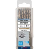 Bosch Broca helicoidal de acero inoxidable HSS-Co PRO, Ø 6,5mm, Taladro 