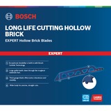 Bosch Expert S 2243 HM Hoja de sierra de sable Carburo 1 pieza(s) Hoja de sierra de sable, Ladrillo, Carburo, Azul, Punta de carburo de tungsteno (TCT), 40,5 cm