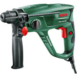 Bosch Martillo perforador PBH 2100 RE + juego de accesorios de 4 piezas verde/Negro