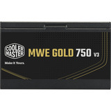 Cooler Master MWE 750 V3 Black, Fuente de alimentación de PC negro