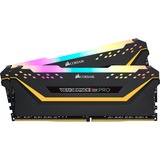 Corsair Vengeance CMW16GX4M2C3200C16-TUF módulo de memoria 16 GB 2 x 8 GB DDR4 3200 MHz, Memoria RAM negro, 16 GB, 2 x 8 GB, DDR4, 3200 MHz, 288-pin DIMM