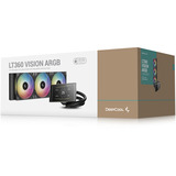 DeepCool LT360 VISION ARGB, Refrigeración por agua negro