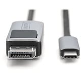 Digitus Cable adaptador USB4 Gen 2x2 USB-C > DisplayPort negro/Gris