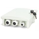 Digitus Caja de conexión FTTH/FTTB - equipada, OS2 12 fibras, Caja de fíbra óptica gris