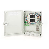 Digitus Caja de conexión FTTH/FTTB - equipada, OS2 12 fibras, Caja de fíbra óptica gris