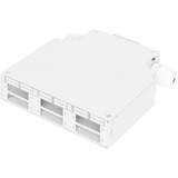 Digitus Distribución LWL para riel DIN, Patch Panel gris claro