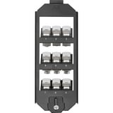 Digitus Soporte de suelo para módulos Keystone, triple, Bastidor de instalación negro