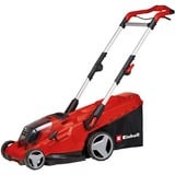 EINHELL GE-CM 36/41 Li - Solo Cortacésped de empuje a gasolina Batería Negro, Rojo rojo/Negro, Cortacésped de empuje a gasolina, 41 cm, 2,5 cm, 7,5 cm, 50 L, 4 rueda(s)