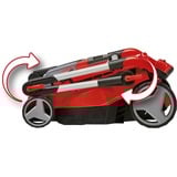 EINHELL GE-CM 36/41 Li - Solo Cortacésped de empuje a gasolina Batería Negro, Rojo rojo/Negro, Cortacésped de empuje a gasolina, 41 cm, 2,5 cm, 7,5 cm, 50 L, 4 rueda(s)