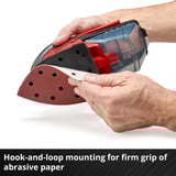 EINHELL Lijadora múltiple a batería Power X-Change TE-OS 18/150 Li-Solo, 18Volt rojo/Negro