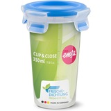 Emsa CLIP & CLOSE 508551 recipiente de almacenar comida Otro Contenedor 0,35 L Transparente 1 pieza(s), Taza transparente/Azul, Contenedor, Otro, 0,35 L, Transparente, Polipropileno (PP), Polipropileno (PP)/Elastómero termoplástico (TPE)