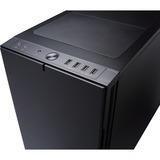 Fractal Design Define R5 Midi Tower Negro, Cajas de torre negro, Midi Tower, PC, Negro, ATX, micro ATX, Mini-ITX, 18 cm, 44 cm