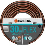 GARDENA Manguera de jardín Flex 30M 1/2 negro/Naranja, 18036-20