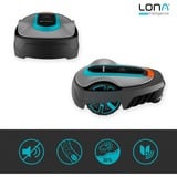 GARDENA Robot cortacésped smart SILENO city 400m² Set gris/Turquesa