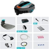 GARDENA Robot cortacésped smart SILENO city 400m² Set gris/Turquesa