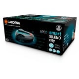 GARDENA Robot cortacésped smart SILENO city 400m² Set gris/Turquesa