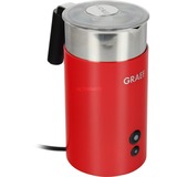Graef MS 703 Espumador de leche de mano Rojo rojo/Acero fino, Corriente alterna, 450 W, 50 Hz, 230 V, 165 mm, 165 mm