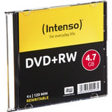 Intenso DVD+RW 4.7GB, 4x 4,7 GB 10 pieza(s), DVDs vírgenes 4x, 4,7 GB, DVD+RW, 120 mm, 10 pieza(s), Caja de cd