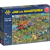 Jumbo Food Truck Festival 1500 pcs, Puzzle Jan van Haasteren Food Truck Festival 1500 pcs, 1500 pieza(s), Cómics, 12 año(s)