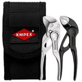 KNIPEX Juego de pinzas XS con bolsa, 2 piezas, Set de pinzas negro