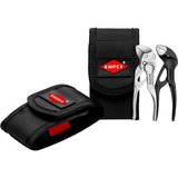 KNIPEX Juego de pinzas XS con bolsa, 2 piezas, Set de pinzas negro