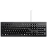 Kensington Teclado de tamaño completo con cable KB100 EQ negro, Completo (100%), Alámbrico, USB, Interruptor de membrana, QWERTZ, Negro
