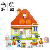 LEGO DUPLO Casa Familiar de Bluey con Juego de Memoria, Juegos de construcción Juego de construcción, 3 año(s), Plástico, 83 pieza(s), 1,72 kg