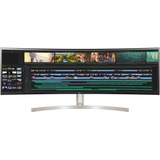 LG 49WL95C-WE LED display 124,5 cm (49") 5120 x 1440 Pixeles UltraWide Quad HD Negro, Blanco, Monitor LED blanco/Negro, 124,5 cm (49"), 5120 x 1440 Pixeles, UltraWide Quad HD, LED, 5 ms, Negro, Blanco