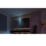 Philips Hue Hue White & Color Ambiance Lámpara empotrada delgada 90 mm, Luz de LED negro