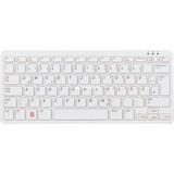 Raspberry Pi Foundation RB-Tasta01W, Teclado blanco/Rojo
