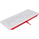 Raspberry Pi Foundation teclado oficial Raspberry Pi blanco/Rojo