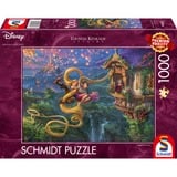 Schmidt Spiele Thomas Kinkade Studios: Disney Dreams Collection - Rapunzel Tangled up in Love, Puzzle 