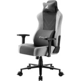 Sharkoon SKILLER SGS30 FABRIC BK/GY GAMING SEAT FABRIC COVER, Asientos de juego negro/Gris