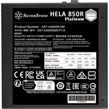 SilverStone HELA 850R Platinum, Fuente de alimentación de PC negro