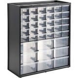 Stanley 1-93-981 pieza pequeña y caja de herramientas Caja para piezas pequeñas Plástico Negro, Transparente negro/Transparente, Caja para piezas pequeñas, Plástico, Negro, Transparente, 365 mm, 160 mm, 445 mm