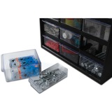 Stanley 1-93-981 pieza pequeña y caja de herramientas Caja para piezas pequeñas Plástico Negro, Transparente negro/Transparente, Caja para piezas pequeñas, Plástico, Negro, Transparente, 365 mm, 160 mm, 445 mm