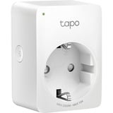 TP-Link Tapo P100 enchufe inteligente 2300 W Blanco, Toma de corriente con interruptor blanco, Inalámbrico, Bluetooth / Wi-Fi, 2,4 MHz, 802.11b,802.11g,Wi-Fi 4 (802.11n), Interior, Blanco