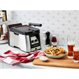Tefal Clear Duo FR600D Sencillo 0,65 L Independiente 2000 W Freidora Negro, Acero inoxidable acero fino/Negro, Freidora, 0,65 L, 1,2 kg, 3,5 L, Carbono, 30 min