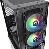 Thermaltake Divider 170 TG ARGB Midi Tower Negro, Cajas de torre negro, Midi Tower, PC, Negro, micro ATX, Mini-ITX, SPCC, Vidrio templado, Multi