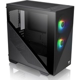 Thermaltake Divider 170 TG ARGB Midi Tower Negro, Cajas de torre negro, Midi Tower, PC, Negro, micro ATX, Mini-ITX, SPCC, Vidrio templado, Multi