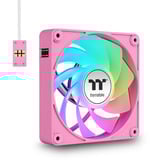 Thermaltake Ventilador de refrigeración para PC CT120 EX Reverse ARGB Sync Rosa rosa neón