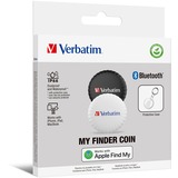 Verbatim 32134 localizador o rastreador GPS Personal Buscador Negro, Blanco, Rastreador de seguimiento Personal, Buscador, Negro, Blanco, Resistente al polvo, Resistente al agua, IP66, CR2032