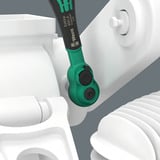 Wera 8100 SA 14 Juego de carracas Zyklop Comfort, 1/4", Kit de herramientas negro/Verde