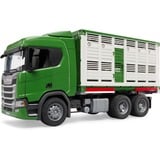 bruder Scania Super 560R Camión de transporte de animales, Automóvil de construcción 