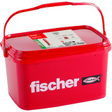 fischer Taco DuoPower 8x40, Pasador gris claro/Rojo