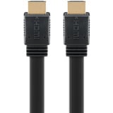 goobay Cable plano HDMI 2.1 de alta velocidad con Ethernet 8K / 60 Hz negro