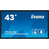 iiyama TF4339AS-B1AG pantalla de señalización Pantalla plana para señalización digital 108 cm (42.5") LED 500 cd / m² 4K Ultra HD Negro Pantalla táctil Procesador incorporado Android 24/7, Pantalla de gran formato negro (mate), Pantalla plana para señalización digital, 108 cm (42.5"), LED, 3840 x 2160 Pixeles, 24/7