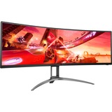 AOC B2 AG493UCX2 pantalla para PC 124 cm (48.8") 5120 x 1440 Pixeles Quad HD LED Negro, Monitor de gaming negro, 124 cm (48.8"), 5120 x 1440 Pixeles, Quad HD, LED, 4 ms, Negro