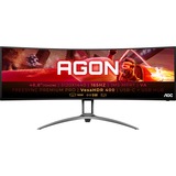 AOC B2 AG493UCX2 pantalla para PC 124 cm (48.8") 5120 x 1440 Pixeles Quad HD LED Negro, Monitor de gaming negro, 124 cm (48.8"), 5120 x 1440 Pixeles, Quad HD, LED, 1 ms, Negro